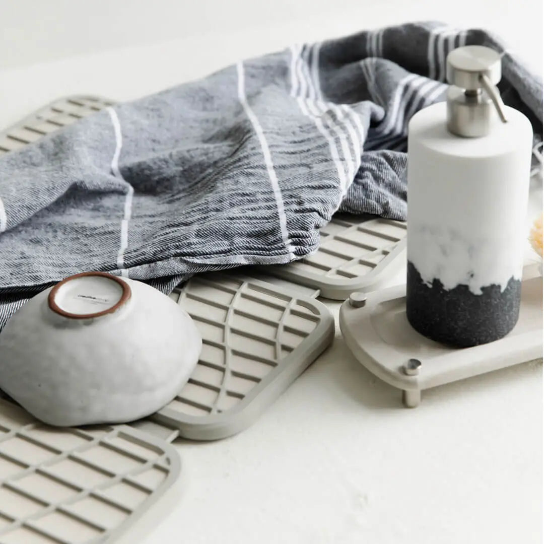 Dish Pad + Sink Caddy Bundle